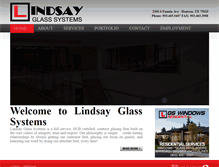 Tablet Screenshot of lindsay-glass.com